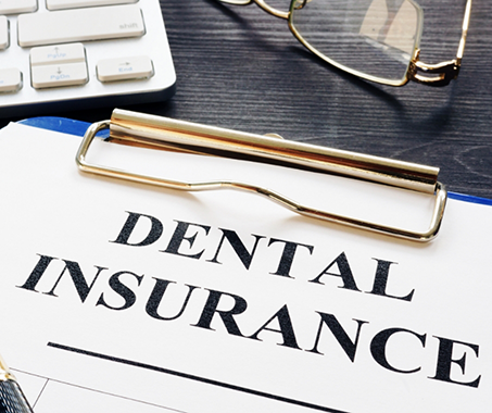 Dental insurance paperwork