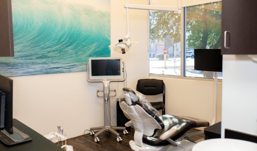 Dental exam room