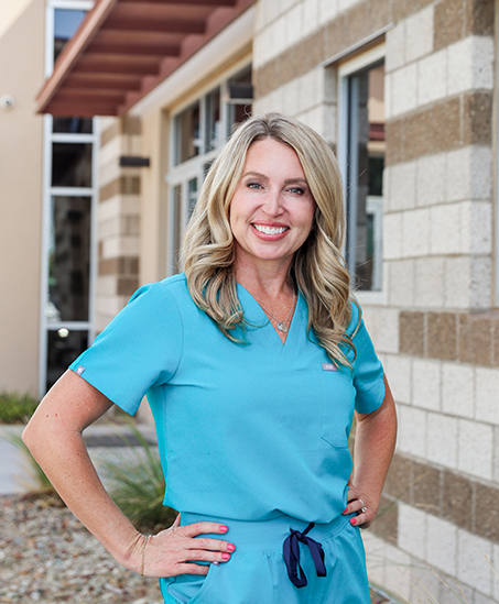 Certified dental hygienist Katie