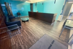 Welcoming reception area at Goodman Dental